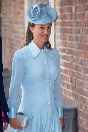 7/9/2018 - Pippa Middleton arriving for the christening of Prince Louis, the youngest son of the Duke and Duchess of Cambridge at the Chapel Royal, St James's Palace, London. (Photo by PA Images/Sipa USA) *** US Rights Only ***